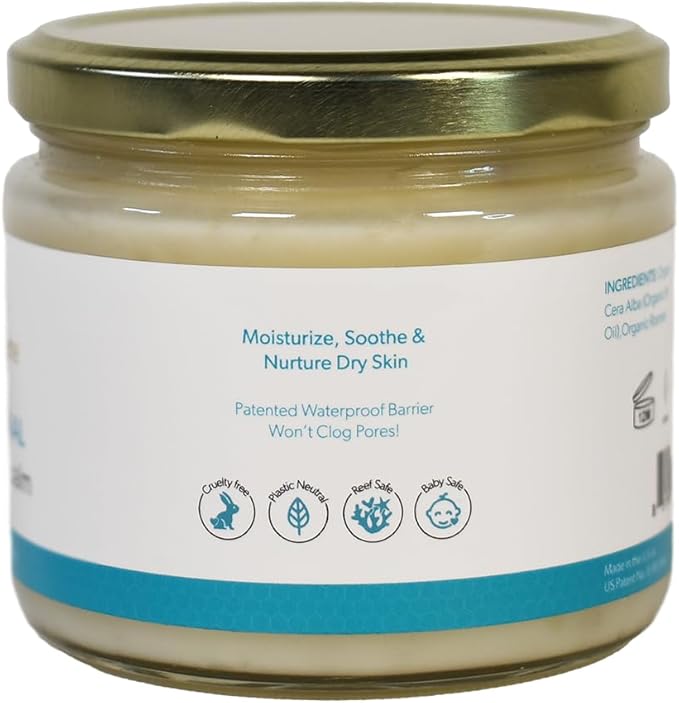 Waxelene Original Aerated Balm Large Jar, Organic Multipurpose Ointment the Petroleum Jelly Alternative Eczema Dry Sensitive Skin Face Moisturizer-FemmiqueWomen