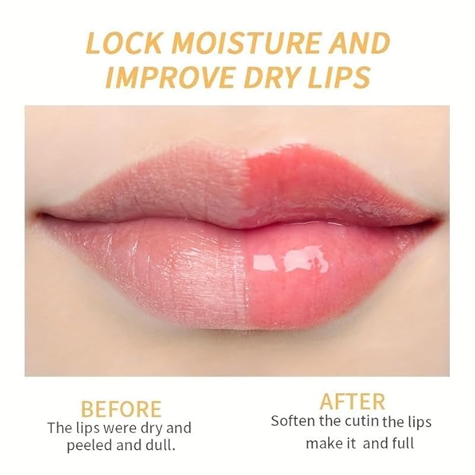 3PCS Bee Lip Balm Honey Pot, Moisturizing Propolis Lip Mask,Hydrating Prevention Dry and Cracked Lip Scrubs Exfoliator,Lip Sleep Mask Reduces Lip Lines Lip Skin Care Products-FemmiqueWomen