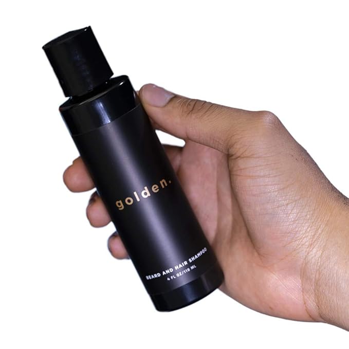 Golden Grooming Co. 3-in-1 Men's Body Wash - Hair & Beard Shampoo - Cleanses, Hydrates, Softens - Body Wash for All Skin Types - Refreshing Scent - 4FL Oz (Pack of 2)-FemmiqueWomen