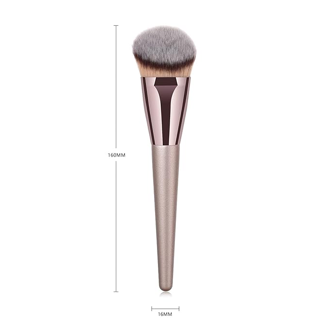 Professional Angled Foundation Brush Premium Synthetic Kabuki Makeup Brush Bronzer Contour Brush Cosmetic Applicator for Blending Liquid Powder BB Cream Vegan Brochas de Maquillaje-FemmiqueWomen