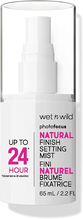 wet n wild Photo Focus Setting Mist, 24HR Wear, Lightweight & Nourishing with Provitamin B5 & E, Suitable for All Skin Types, Cruelty-Free & Vegan- Matte Finish-FemmiqueWomen