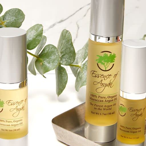 Essence Of Argan 100% Pure Moroccan Organic Argan Oil - Natural EcoCert Oil that Nourishes, Conditions and Moisturizes Your Skin, Hair and Nails-FemmiqueWomen