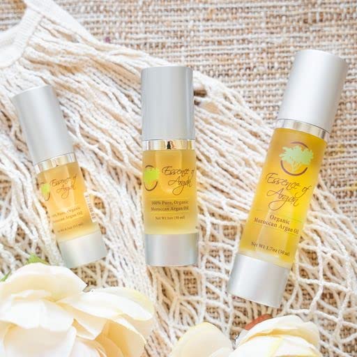 Essence Of Argan 100% Pure Moroccan Organic Argan Oil - Natural EcoCert Oil that Nourishes, Conditions and Moisturizes Your Skin, Hair and Nails-FemmiqueWomen