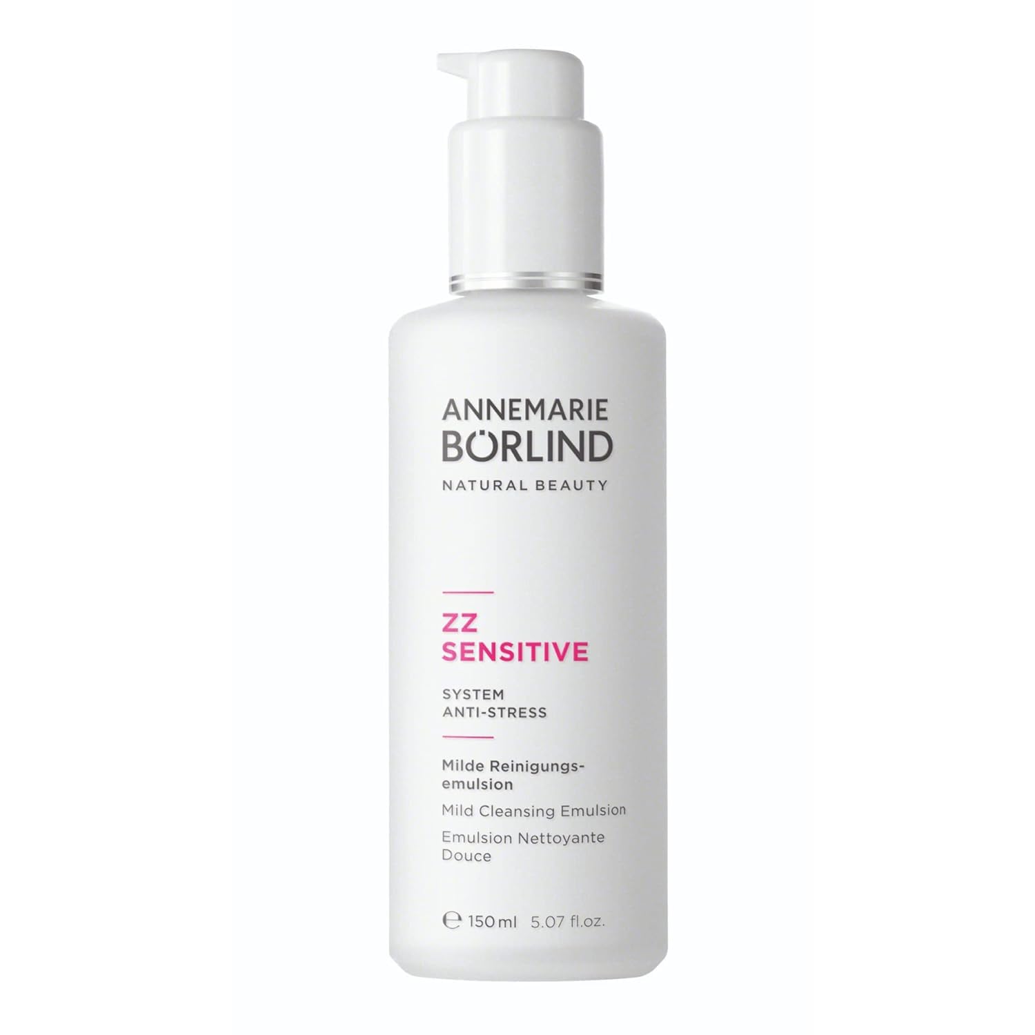 ANNEMARIE BÖRLIND - ZZ SENSITIVE Mild Cleansing Emulsion - Facial Wash with Hyaluronic Acid and Golden Orchid to Remove Impurities on Sensitive Skin and Restore the Skin Flora - Step 1 of 5-5 Oz-FemmiqueWomen