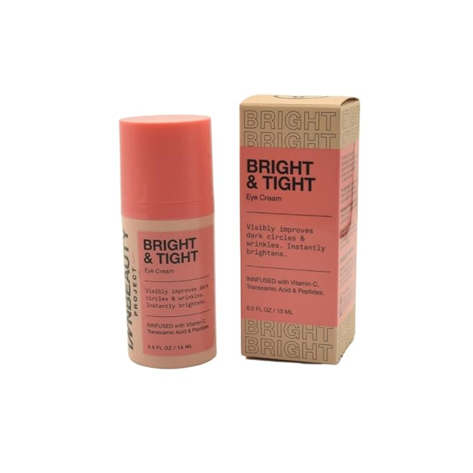 iNNBEAUTY PROJECT Bright & Tight Dark Circle Firming Eye Cream with Vitamin C & Peptides 0.5 oz / 15 mL-FemmiqueWomen
