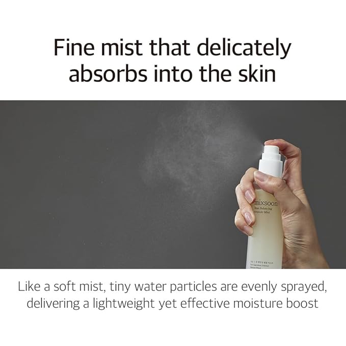 mixsoon Bean Balancing Ampoule Mist Skin moisturizer and Oil balance For Hydrated Radiance Korean Glass Skin Care 3.38 fl. oz. / 100ml-FemmiqueWomen
