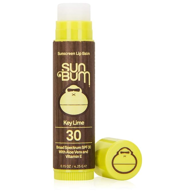 Sun Bum SPF 30 Sunscreen Lip Balm | Vegan and Cruelty Free Broad Spectrum UVA/UVB Lip Care with Aloe and Vitamin E for Moisturized Lips | Key Lime Flavor |.15 oz-FemmiqueWomen