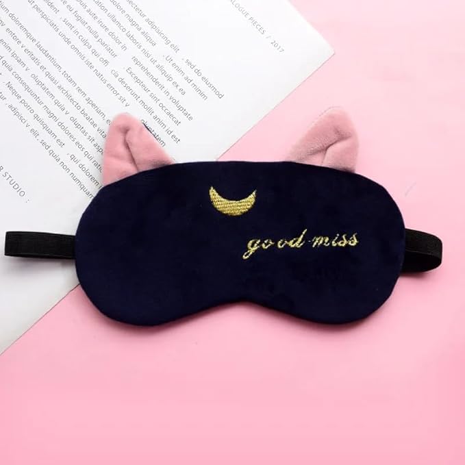 2PCS Eye Mask for Sleeping Cute Sailor Moon Natural Sleep Eye Mask Eyeshade Cover Shade Eye Patch Soft Portable Blindfold Travel Eyepatch for Girls Boys Women Men-FemmiqueWomen