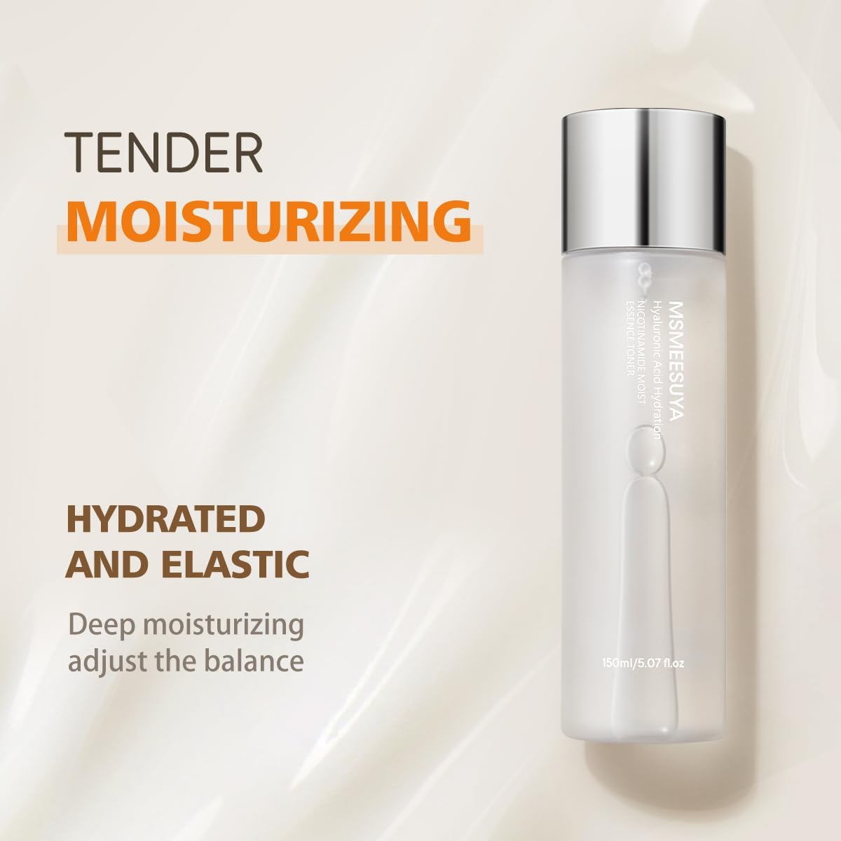 Nicotinamide Moist Essence Toner, with Nicotinamide, A Fresh and Delicate Feel, Moisturizing, Alcohol-Free, Suitable for All Skin Types, 150ml/5.07 fl oz-FemmiqueWomen