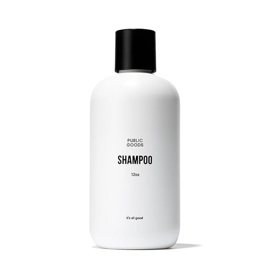 Public Goods Shampoo for Women & Men | Natural Gentle Shampoo to Cleanse & Nourish All Hair Types | Made with Organic Essential Oils | Sulfate & Paraben Free | Vegan | Made in Canada | 12 Fl Oz Bottle-FemmiqueWomen