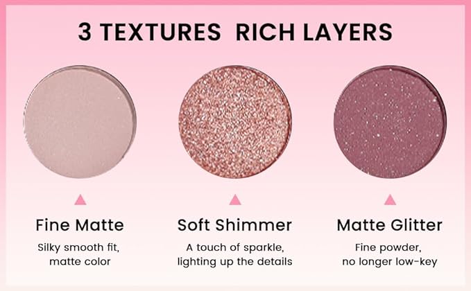 25 Colors Nude Champagne Gold Glitter Matte Shimmer Eyeshadow Palette for Eye Makeup,High Pigmented Brown Eye Shadow Primers Powder Palet de sombras de ojos-FemmiqueWomen