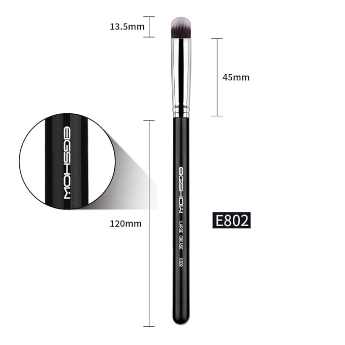 Crease Eyeshadow Brush, EIGSHOW Precision Eye Shadow Blending Brushes for Base Application Smudging Defining, Soft, Dense Bristles (E802)-FemmiqueWomen