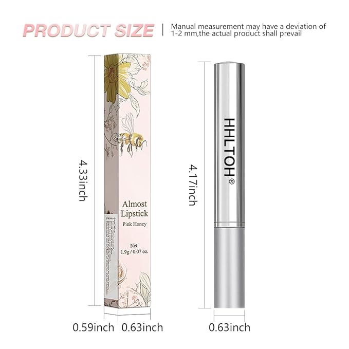 1PCS Orange Pink Honey Tinted Lip Balm Lipstain Lip Tint - Sheer Hydrating Long-Lasting Lipstick for Women All Skin Tones - Moisturizing Lip Gloss, Nourishing Lip Balm with Natural Cherry Tint-FemmiqueWomen