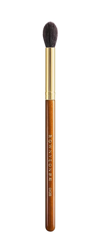 Desert Oak Series Eyeshadow Blending Brush - Dome Goat Hair Bristles for Seamless Crease Work, Premium Bubinga Handle with Gold Brass Ferrule (CM 169)-FemmiqueWomen