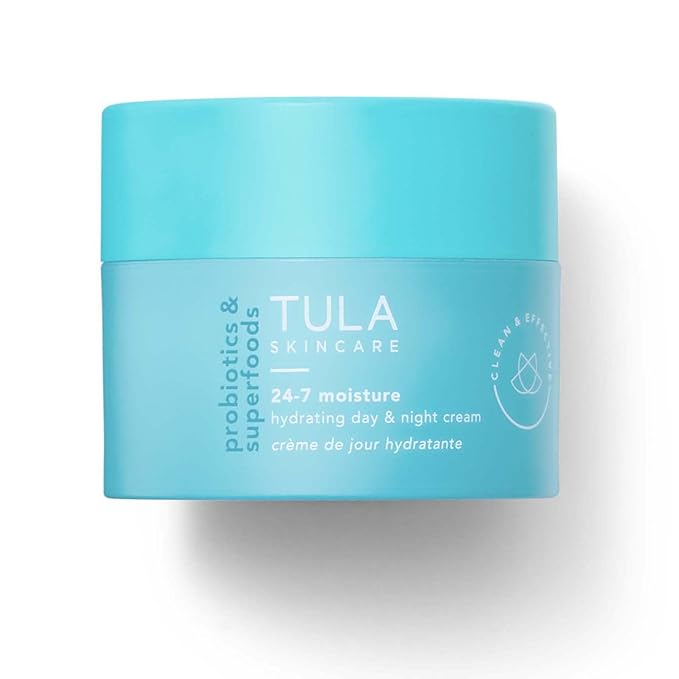 TULA Skin Care 24-7 Hydrating Day & Night Cream - Anti-Aging Moisturizer for Face, Contains Watermelon & Blueberry Extract, 1.5 oz.-FemmiqueWomen
