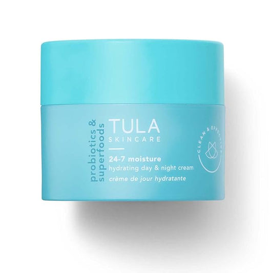 TULA Skin Care 24-7 Hydrating Day & Night Cream - Anti-Aging Moisturizer for Face, Contains Watermelon & Blueberry Extract, 1.5 oz.-FemmiqueWomen