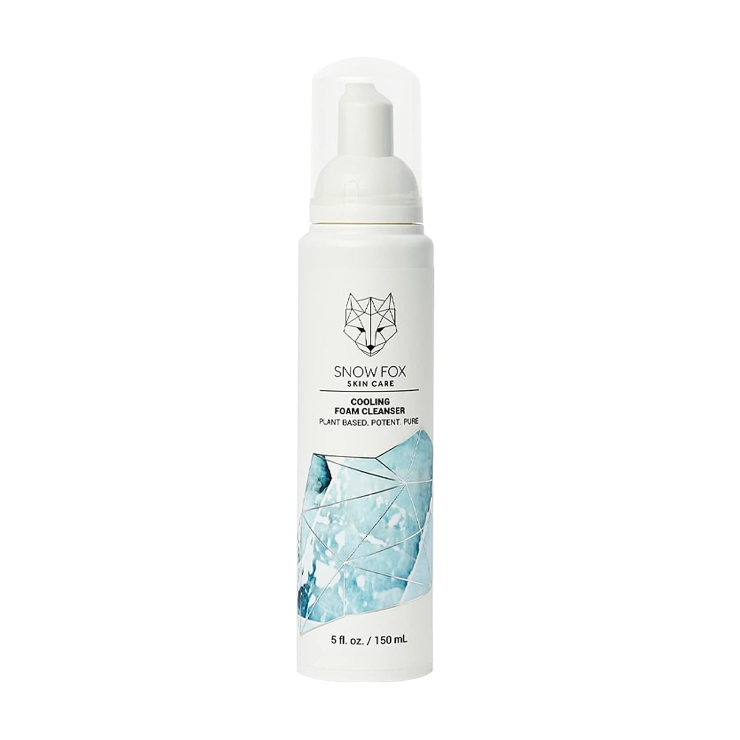 Snow Fox Cooling Foam Cleanser with Organic Aloe Vera Juice, 150 ml-FemmiqueWomen