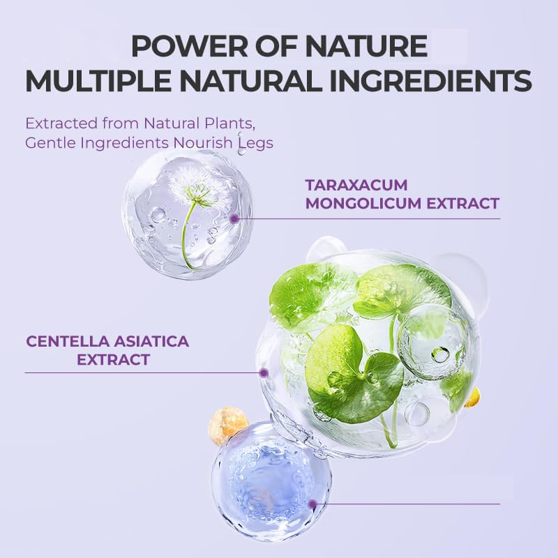 Soothing Leg Cream,Varicose Relief Cream,Cooling Gel For Varicose Veins Tr-eatment For Legs,Naturaly Plant-Based Ingredient 2pcs-FemmiqueWomen