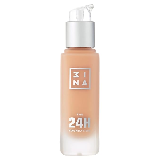 3INA The 24H Foundation 609-24H Light Pink Cream, 1.01 Oz - Medium To High Buildable Coverage, Smooth Matte Finish, Cruelty Free, Vegan, Waterproof-FemmiqueWomen