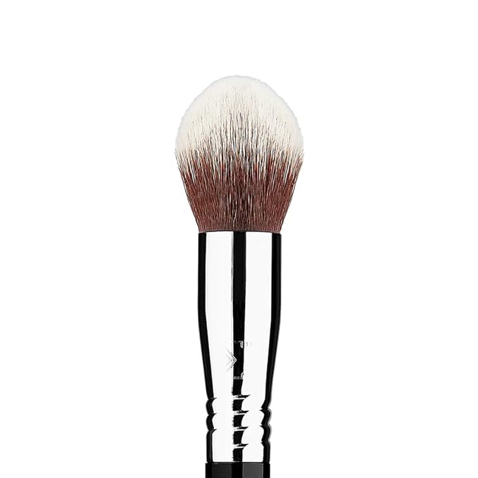 Sigma Beauty F79 Concealer Blend Kabuki Brush – Tapered Concealer Brush for Stippling Any Color-Correcting or Concealing Formula, Use Professional Makeup Brush with Liquid, Cream, or Powder Products-FemmiqueWomen