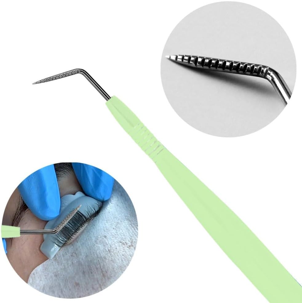 2 Pcs Eye Lash Lift Tool Stainless Steel Y Tool Lash Lift Accessories Precision Lash Lifter Tool - Metal Eye Lash Separator Tool Fine Lash Pro Lash Separator Tool -Professional Lash Supplies Tools-FemmiqueWomen