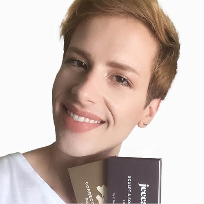 Jecca Blac Correct and Conceal Medium Coverage Palette, Lightweight Long Lasting Formula, Medium To Full Coverage, Gender Neutral and LGBTIQA+ Inclusive Make Up, Light 1.0, 12g-FemmiqueWomen