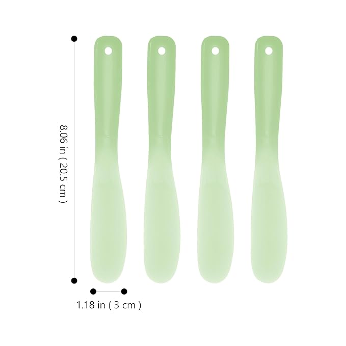 10pcs Tool Stick Makeup Spatulas Makeup Scoop Cosmetic Scoop Sampling Spatula Cosmetics Mixing Spatulas Cosmetic Applicator Spoon Large Mixing Spoon-FemmiqueWomen
