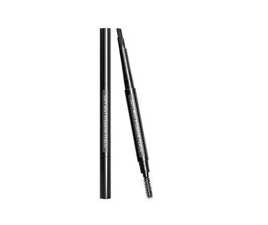 long lasting and waterproof Triangle eyebrow Pencil With Brush (black)