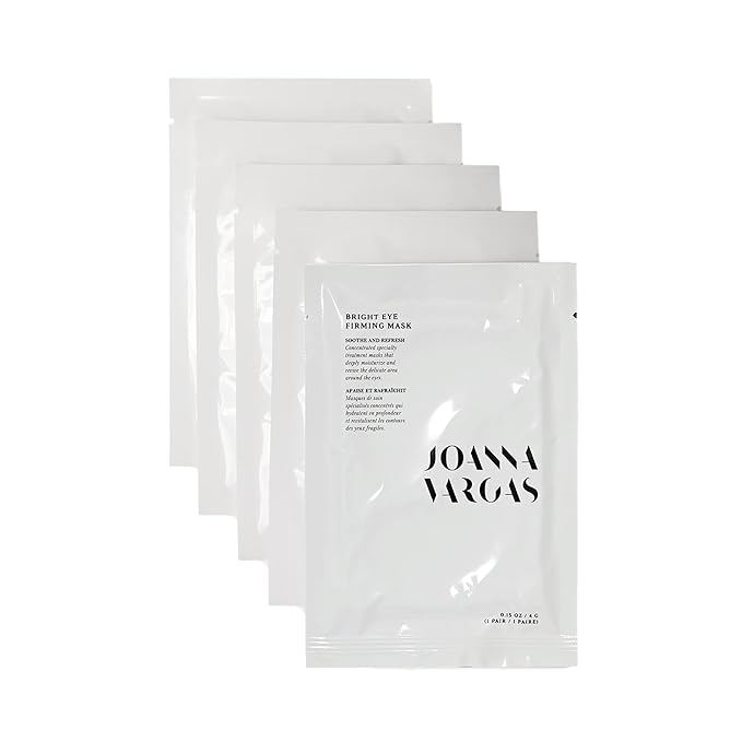 Joanna Vargas Eye Gel Mask – Hydrating Under Eye Patches with Hyaluronic Acid & Chamomile – Depuffing Eye Mask for Dark Circles, Puffiness & Fine Lines – Gel Eye Pads for Women – 5 Pairs-FemmiqueWomen