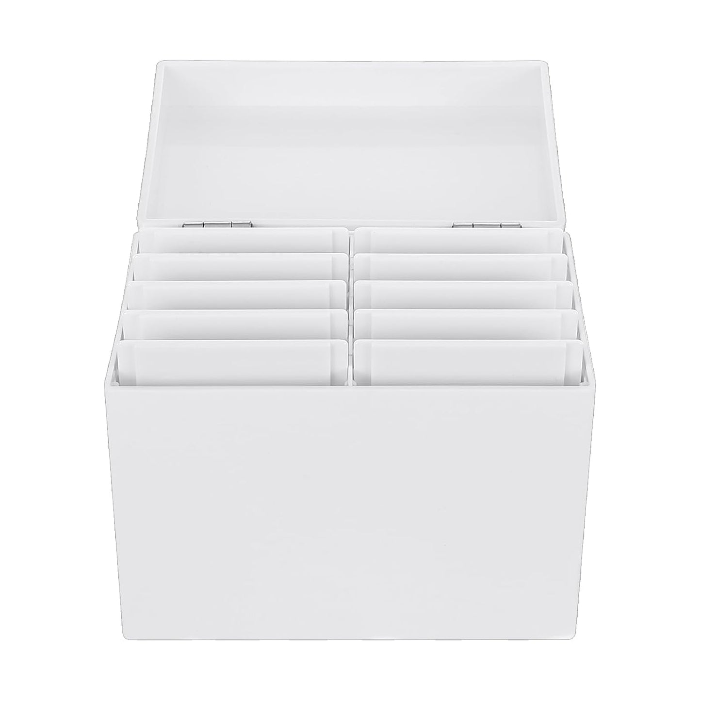 Acrylic Eyelash Storage Box, 10 Layers False Eyelashes Glue Pallet Holder Display Grafting Eye lashes Extension Close-Packed Display with 10 Pallets Makeup Organizer-FemmiqueWomen