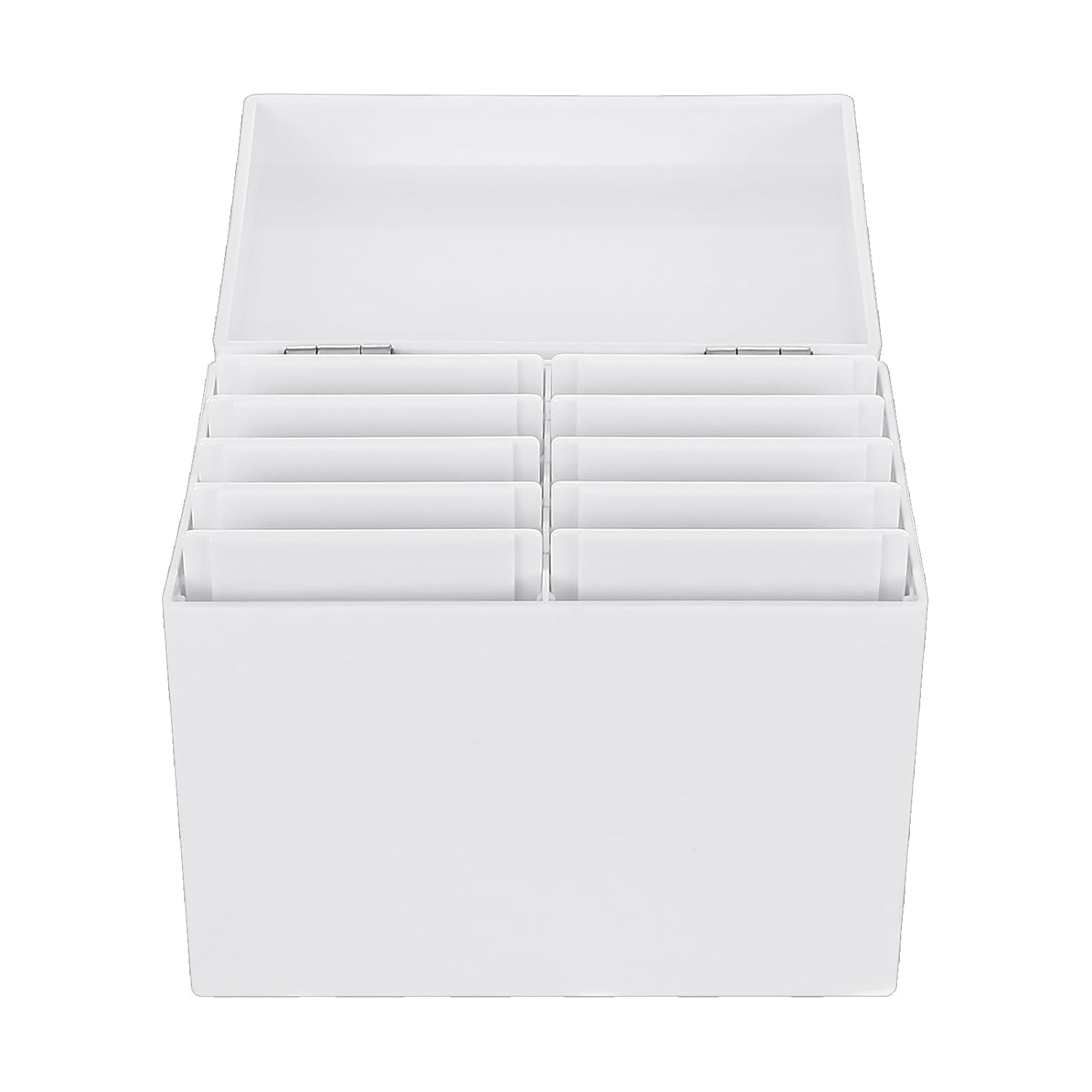 Acrylic Eyelash Storage Box, 10 Layers False Eyelashes Glue Pallet Holder Display Grafting Eye lashes Extension Close-Packed Display with 10 Pallets Makeup Organizer-FemmiqueWomen