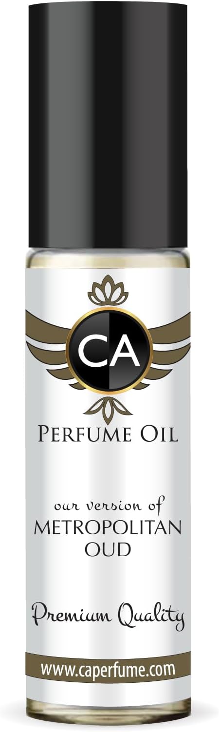 CA Perfume Impression of Metropolitan Oud For Women & Men Fragrance Body Oil Dupes Alcohol-Free Roll-On 0.3 Fl Oz/10ml-FemmiqueWomen