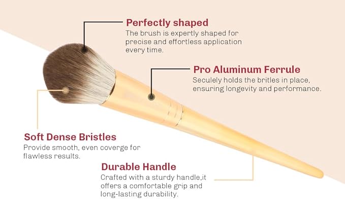 8pcs Gold Makeup Brush Set for All Skill Levels Easy Clean Soft Lint Free Brushes Travel Friendly Kit Foundation Powder Eyeshadow Blush Contour-FemmiqueWomen