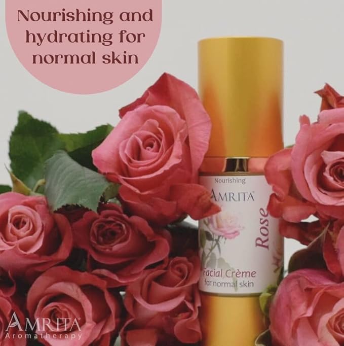 Rose Facial Crème - Blended with Premium Therapeutic Quality Essential Oils of Rose & Roman Chamomile - SIZE: 30ML-FemmiqueWomen