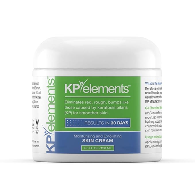 KP Elements Keratosis Pilaris Lotion (4 fl oz) - Natural Keratosis Pilaris Treatment, Moisturizing & Exfoliating AHA Lotion for KP, Vegan, Made in USA-FemmiqueWomen