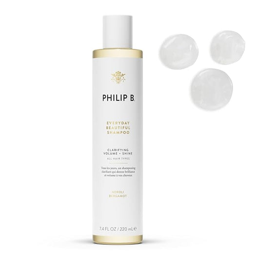 PHILIP B Everyday Beautiful Shampoo - 7.4 fl. oz. (220 ml) - Clarifying, Volumizing and Shine Enhancing, Removes Excess Buildup, Sulfate-Free, Made in USA-FemmiqueWomen