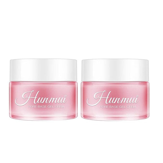 2Pcs Hunmui face primer pore base gel cream，Magical perfecting base face primer under foundation Anti-Aging WrinklesShrink Pore Remove Fine LinesExfoliatingAnti-Oxidation-FemmiqueWomen