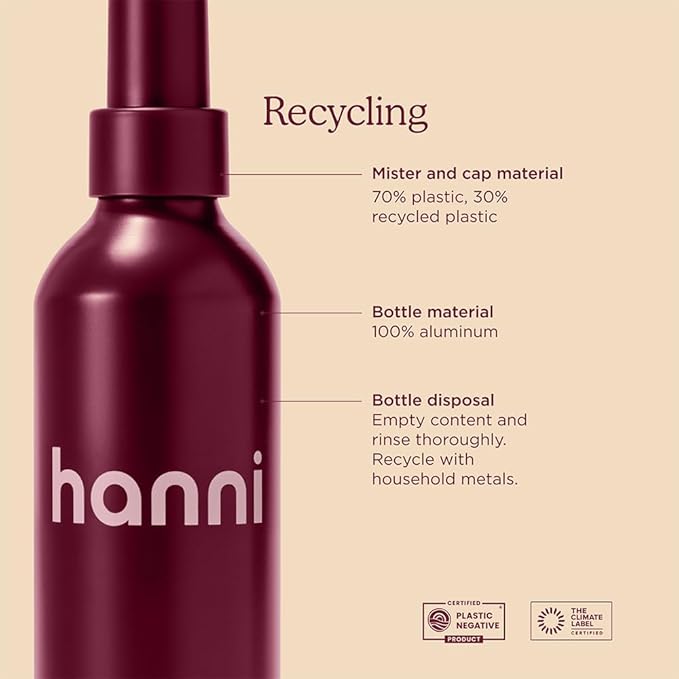HANNI Water Balm Hydrating Body Mist, Moisturizer Spray with Hyaluronic Acid for All Skin Types, Lotion Replacement, 200 mL / 6.76 fl oz-FemmiqueWomen