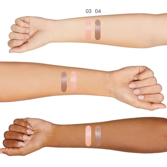 2 Pack Liquid Foundation Cream for Face Makeup,Durable Full Coverage Matte Concealer Make Up,Oil Control & Waterproof Base Primer -0.35+0.35 Fl.Oz (03+04#)-FemmiqueWomen