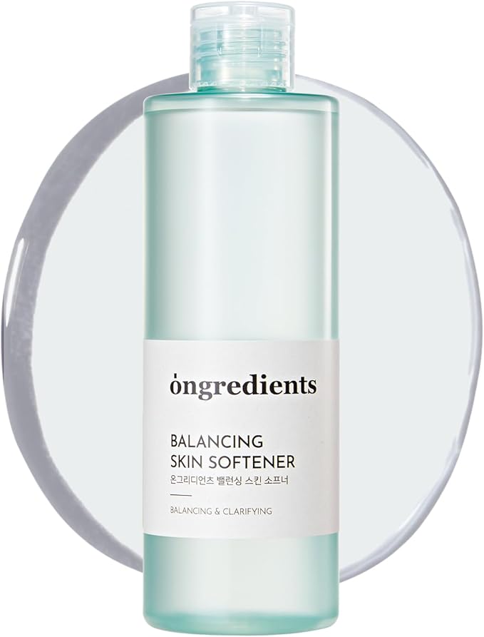 ONGREDIENTS Balancing Skin Softener | Trouble Care Facial Toner | Panthenol, Hyaluronic Acid, Heartleaf, Hydrating Balance Care for Dry, Sensitive Skin | Vegan, Korean Skin Care 250ml / 8.45 fl Oz-FemmiqueWomen
