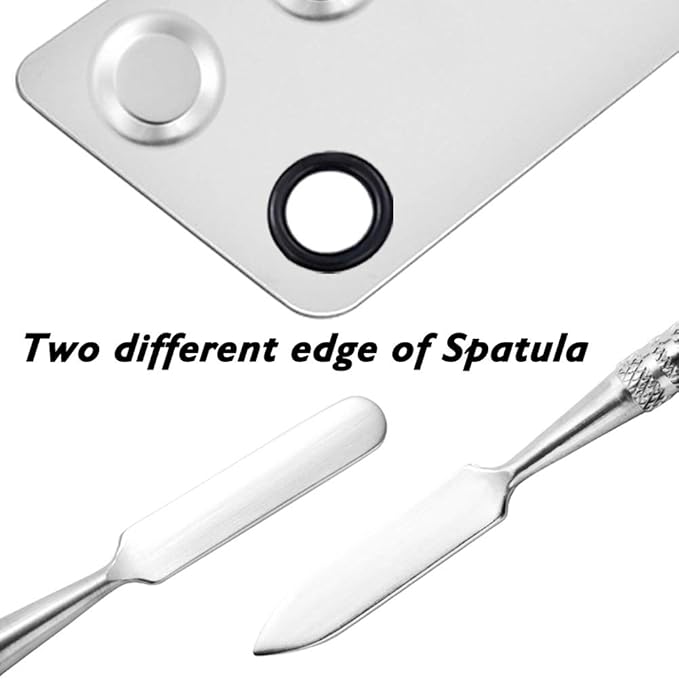 2 Styles Professional Makeup Palette with Spatula and 150 PCS Makeup Brush Kit, SourceTon Cosmetic Palette (5.9”x 3.9”) & Makeup Applicators (Mascara Wands, Lipstick Applicators, Fine Eyeliner Brush)-FemmiqueWomen