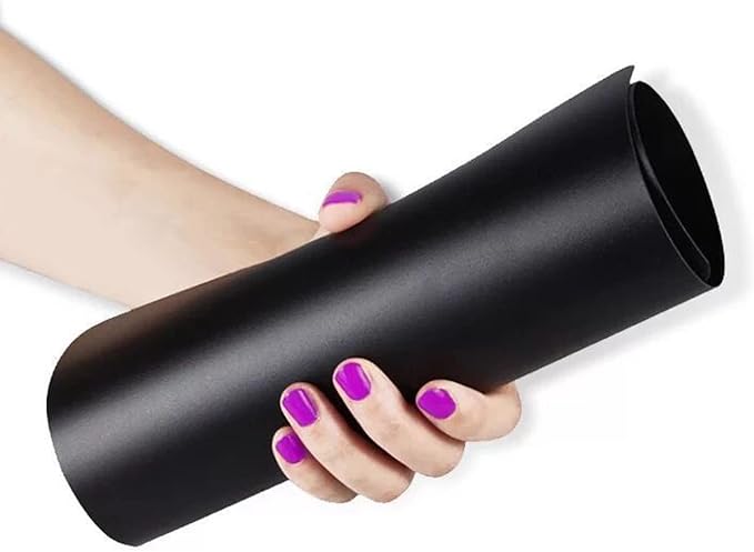 10Sheets Plastic Nail Art Palette Nail Painting Board Nail Drawing Board Nail Painting Mixed Color Palettes Paint Mixing Palette for Nail-Art Beauty Salon Color Cream Mixing, Black-FemmiqueWomen