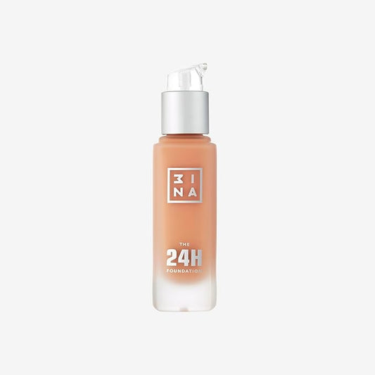 3INA The 24H Foundation 612-24H Long-Wearing Formula - Medium To High Buildable Coverage - Smooth Matte Finish - Expanded Shade Selection - Waterproof, Cruelty Free, Vegan Makeup - 1.01 Oz-FemmiqueWomen