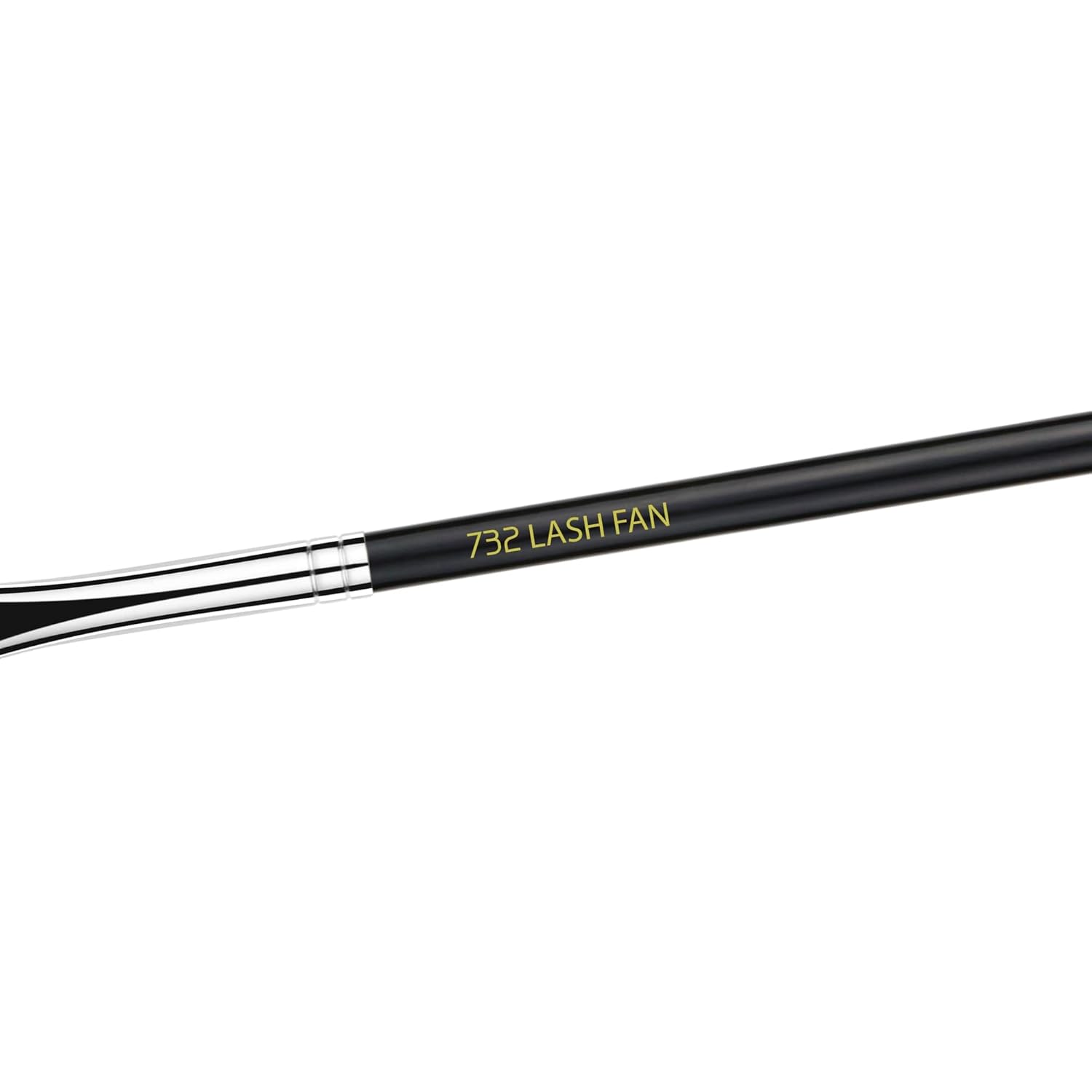 Bdellium Tools Professional Makeup Brush - Maestro Series 732 Mascara Fan - With Soft Synthetic Fibers, For Applying Mascara (Black, 1pc)-FemmiqueWomen