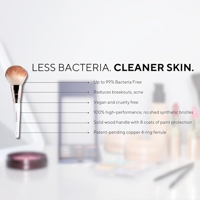 Professional Makeup Brush 11 Piece Set, Premium Synthetic Vegan Brushes Kit for Blending Powder, Foundation, Concealer, Blush & Eye Shadow, Cruelty-Free-FemmiqueWomen