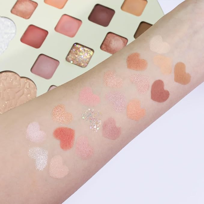 18 Girds Colorful Matte Shimmer Eyeshadow Palette for Eye Makeup,High Pigmented Eye Shadow Primers Powder Palet de sombras de ojos-FemmiqueWomen