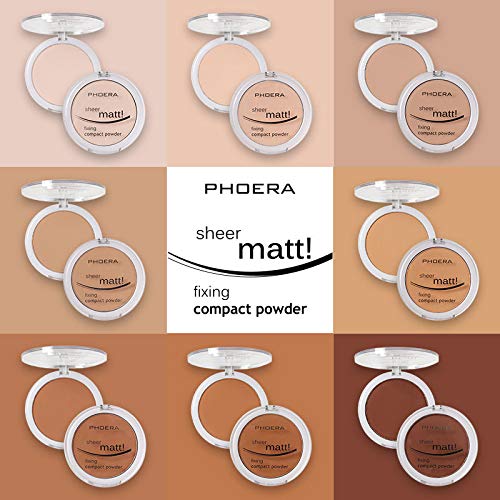 2 Pack Matte Face Powder, Control Oil Brighten Skin Color Cover Blemish Makeup Face Setting Loose Setting Powder Foundation。207-Sand-FemmiqueWomen