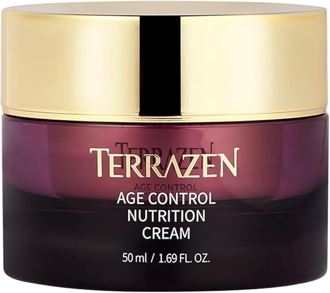 Terrzen Korean Face Cream Age Control Nutrition, 1.69 fl.oz. (50ml), Reduce Wrinkle, Hyaluronic Acid + Plant Stem Cell + Real Protein + Plant Squalane-FemmiqueWomen