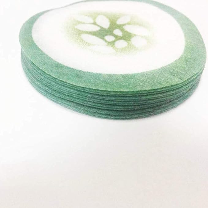 100pcs Under Eye Pads Disposable Cucumber Print Non-Woven Eye Patches Eyelash Pad DIY Eye Care Tool for Home Travel and Salon-FemmiqueWomen
