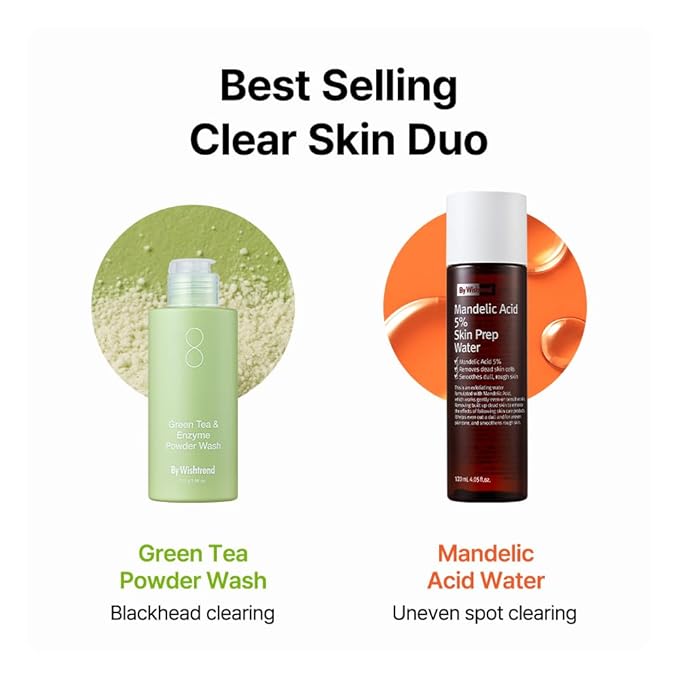 By Wishtrend Green Tea & Enzyme Powder Wash, 3.88 oz (110 g)-FemmiqueWomen